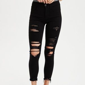 black skinny jeans